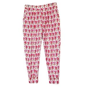ROLLER RABBIT Monkey Pima Cotton Jogger-Style Loungewear Sweatpants Size M -NWOT